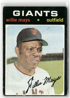 1971 Topps #600 Willie Mays (VG, Check Scans)-1