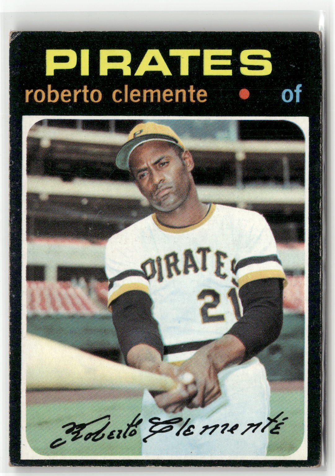1971 Topps #630 Roberto Clemente (VG, Check Scans)