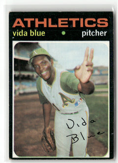 1971 Topps #544 Vida Blue (EX, Check Scans)-1