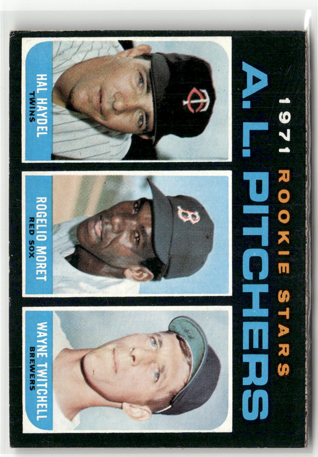 1971 Topps #692 A.L. Pitchers 1971 (EX, Check Scans)