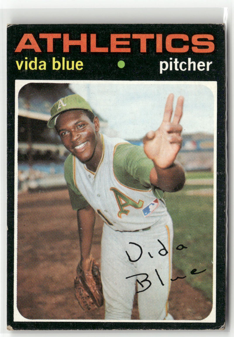 1971 Topps #544 Vida Blue (VG, Check Scans)-1