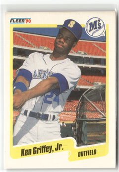1990 Fleer #513b Ken Griffey, Jr.-1