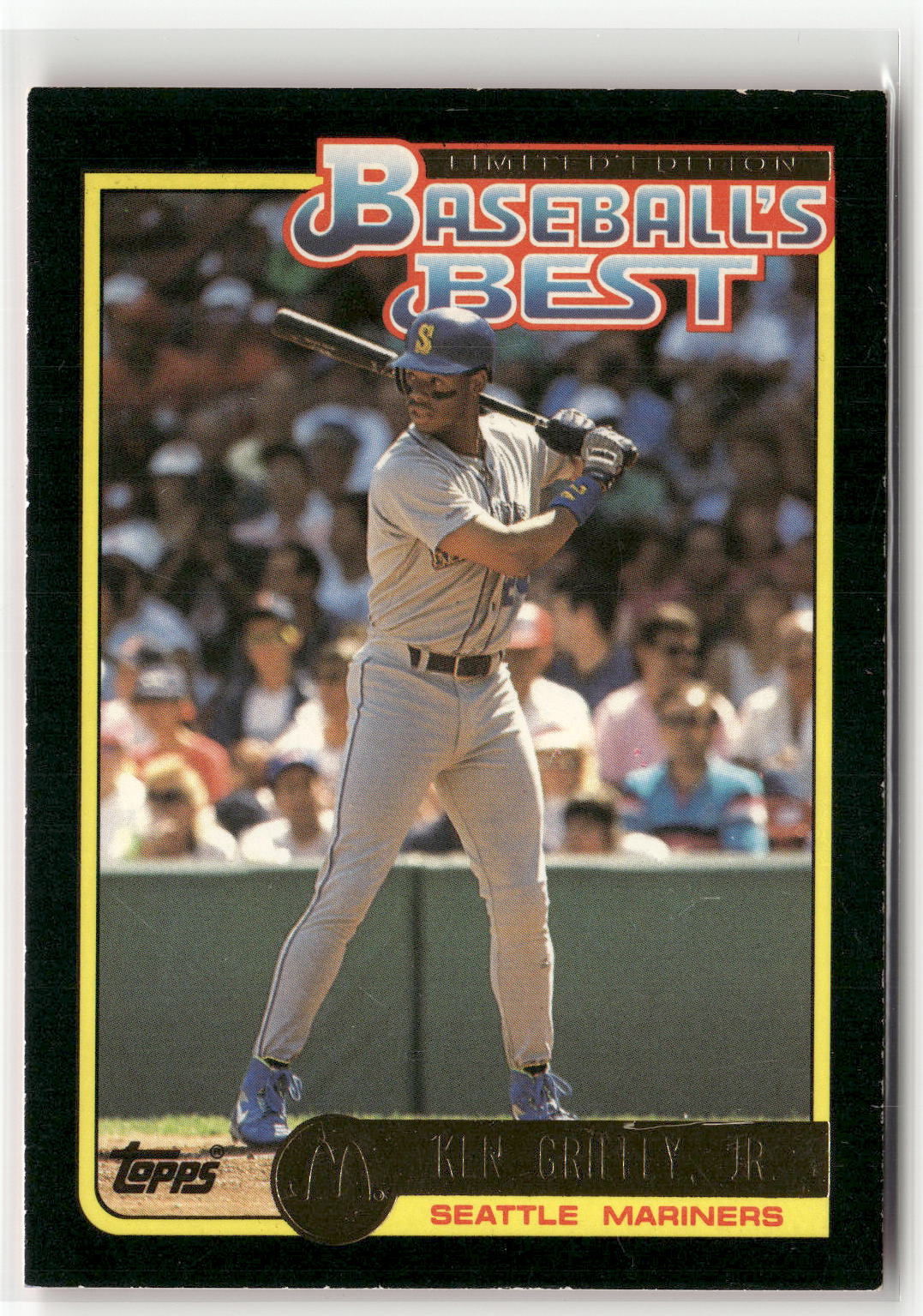 1992 Topps McDonald's Baseball's Best #8 Ken Griffey Jr. (EX, Check Scans)