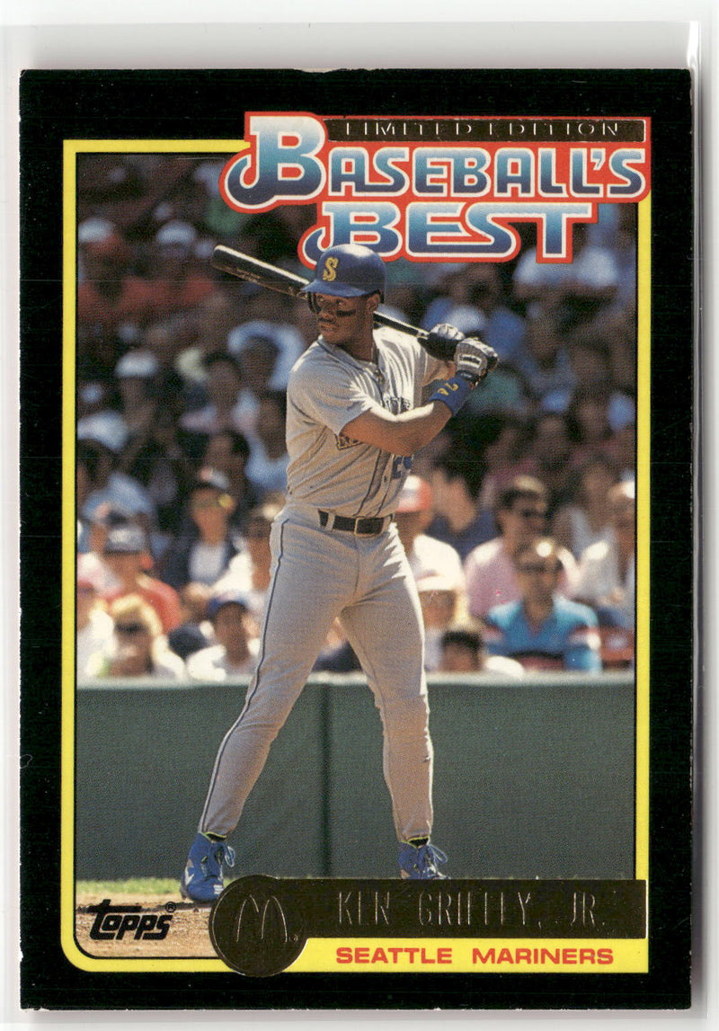 1992 Topps McDonald's Baseball's Best #8 Ken Griffey Jr. (EX, Check Scans)-1
