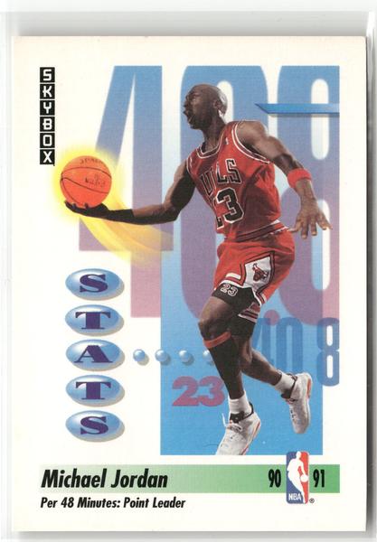 1991-92 SkyBox #307 Michael Jordan-1
