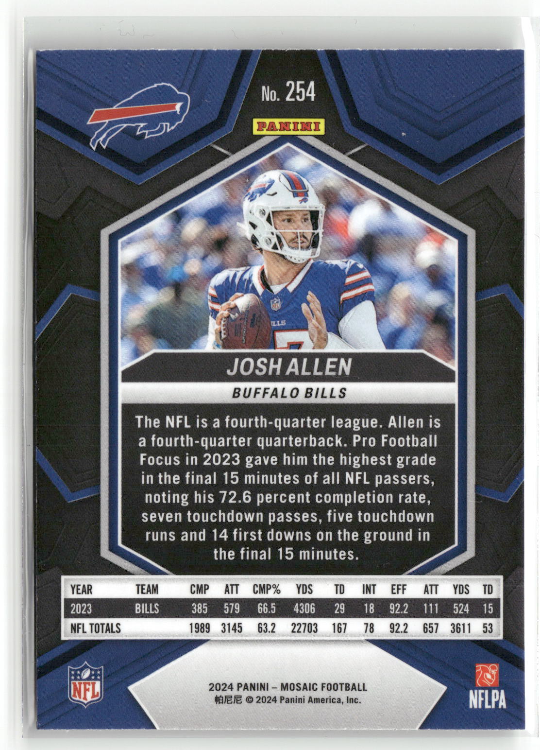 2024 Panini Mosaic #254 Josh Allen-2
