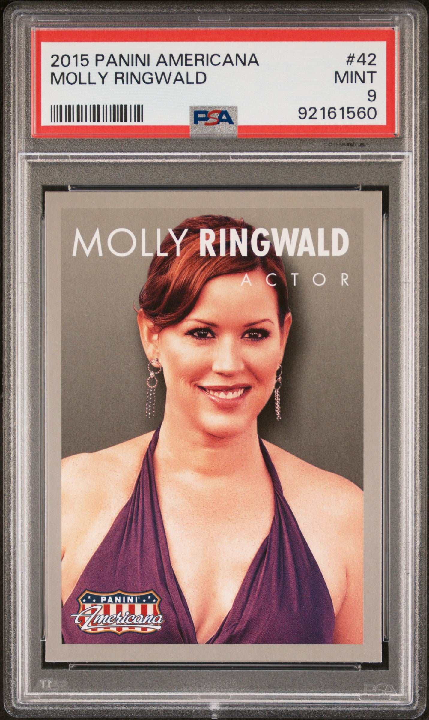 2015 Panini Americana #42 Molly Ringwald PSA 9