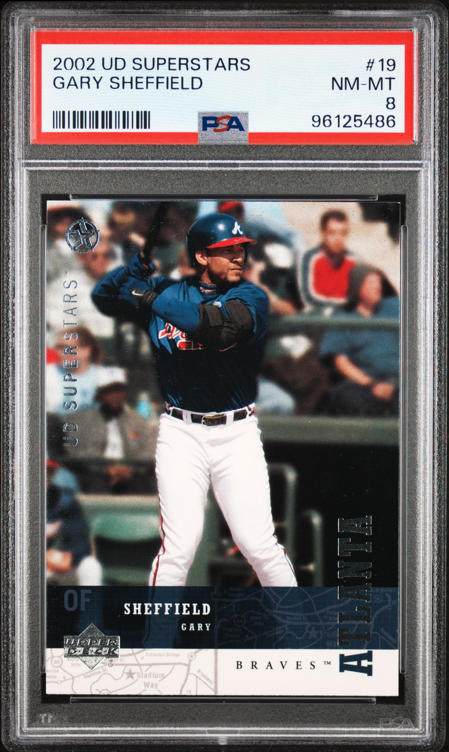 2002-03 UD SuperStars #19 Gary Sheffield PSA 8