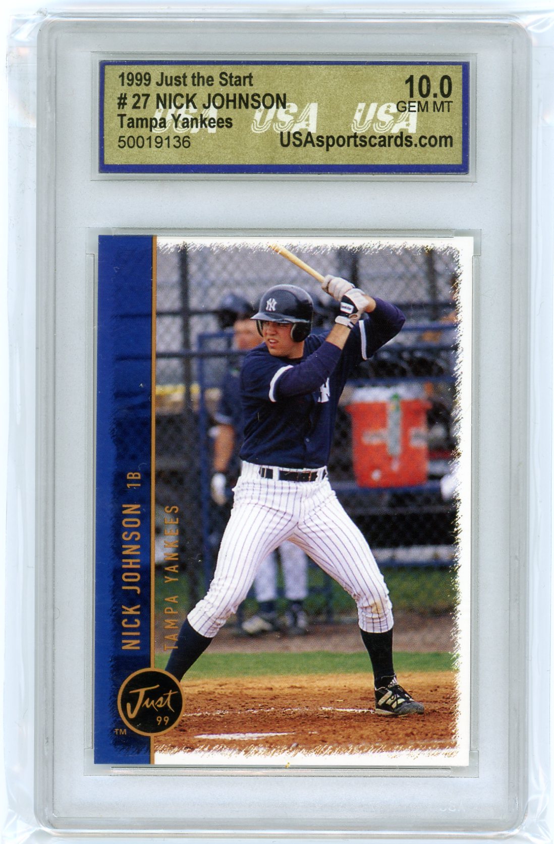 1999 Just #27 Nick Johnson Other 10-1