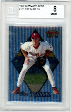 1999 Bowman's Best #151 Pat Burrell BGS 8-1