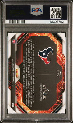 2023 Panini Prizm #F-10 C.J. Stroud Fireworks PSA 9-2
