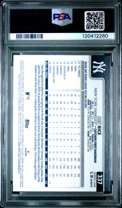 2025 Topps #337 Ben Rice PSA 9-2