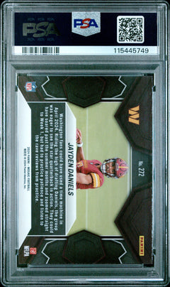 2024 Panini Mosaic #272 Jayden Daniels PSA 10-2
