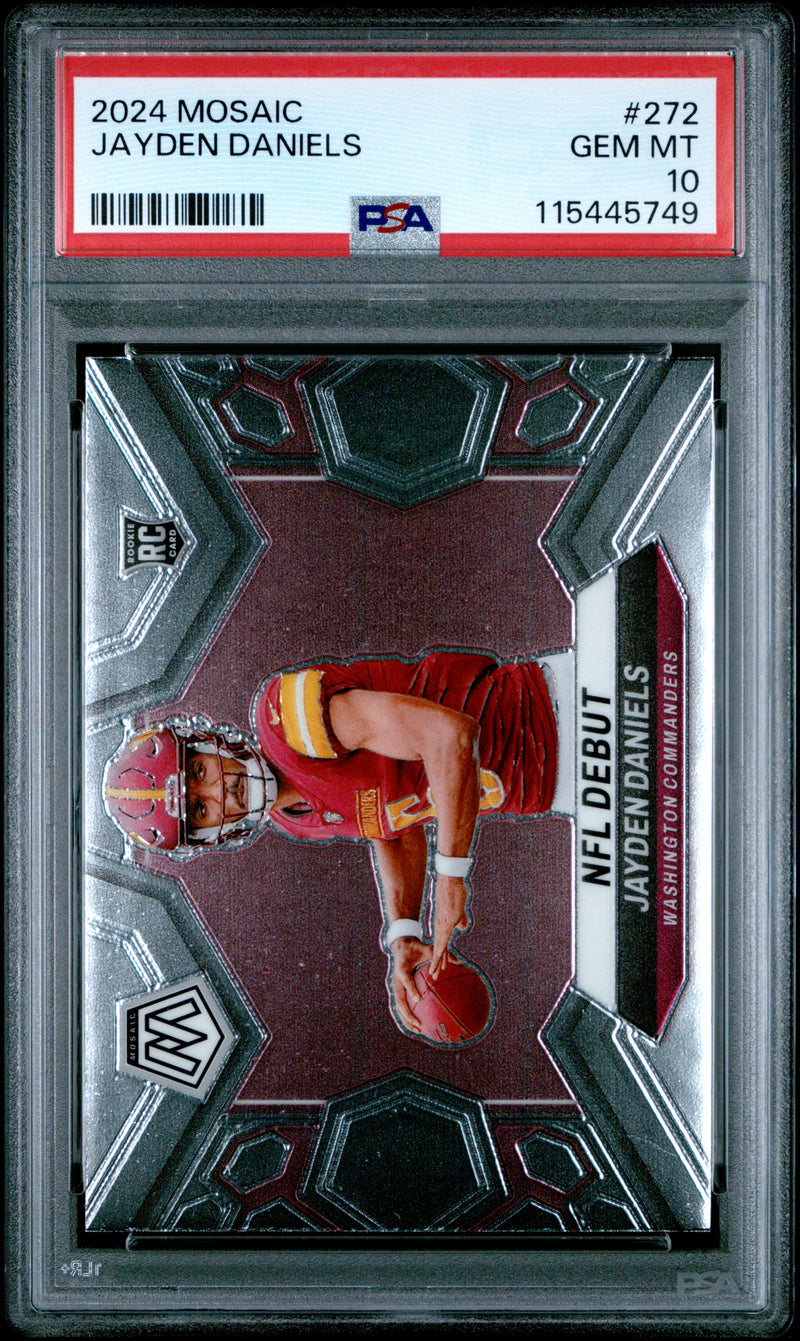 2024 Panini Mosaic #272 Jayden Daniels PSA 10-1