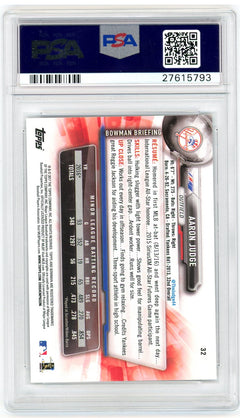 2017 Bowman #32 Aaron Judge PSA 9-2