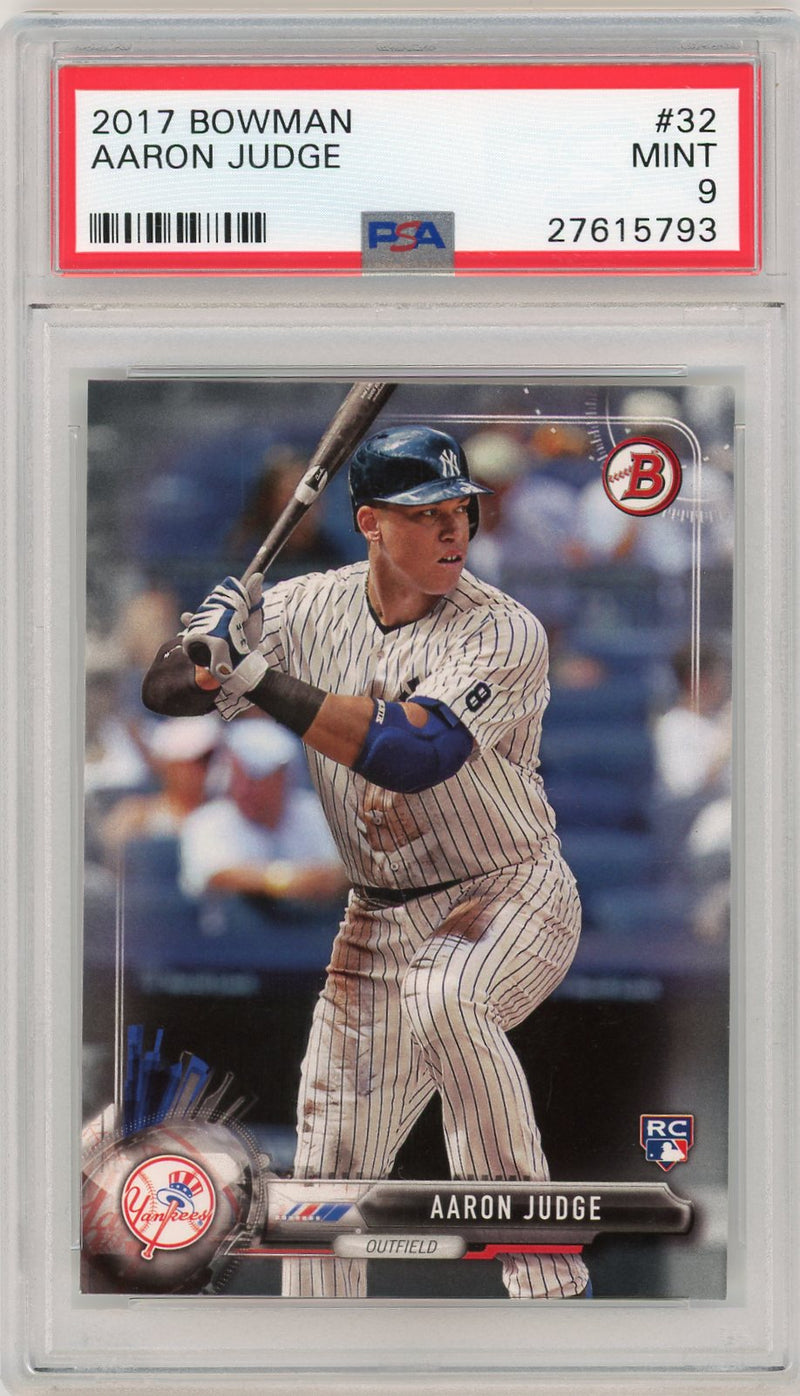 2017 Bowman #32 Aaron Judge PSA 9-1