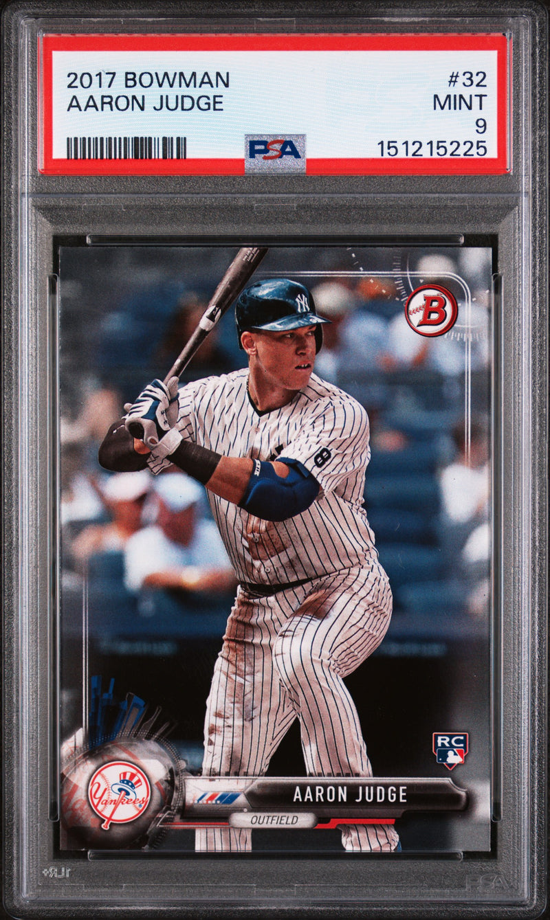 2017 Bowman #32 Aaron Judge PSA 9-1