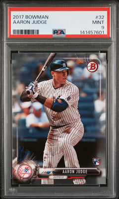 2017 Bowman #32 Aaron Judge PSA 9-1