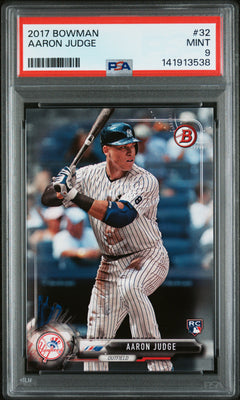 2017 Bowman #32 Aaron Judge PSA 9-1