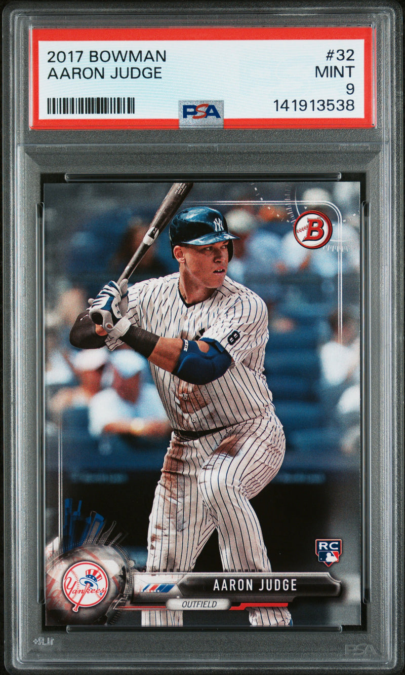2017 Bowman #32 Aaron Judge PSA 9-1