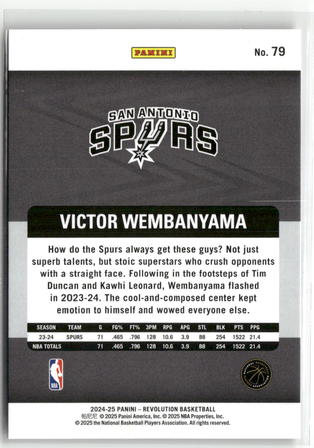 2024-25 Panini Revolution #79 Victor Wembanyama-2