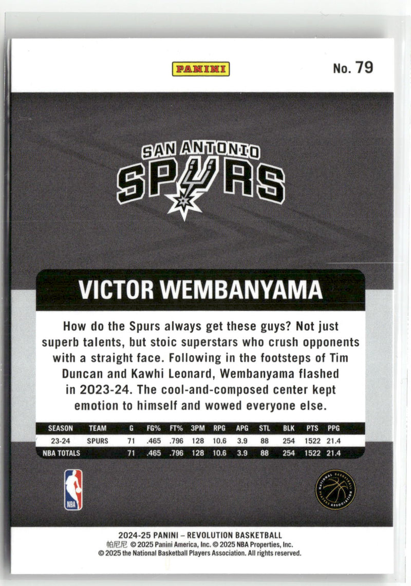 2024-25 Panini Revolution #79 Victor Wembanyama-4