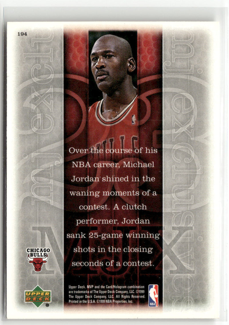 1999-00 Upper Deck MVP #194 Michael Jordan-2