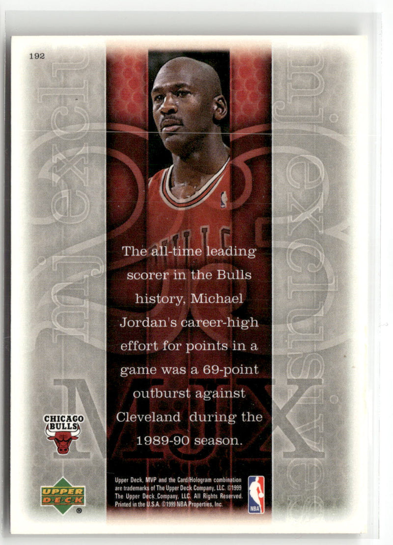 1999-00 Upper Deck MVP #192 Michael Jordan-2