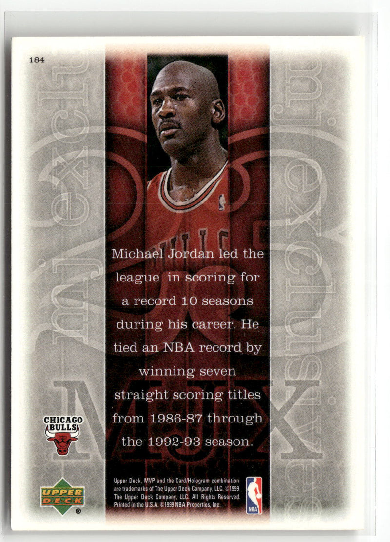 1999-00 Upper Deck MVP #184 Michael Jordan-2