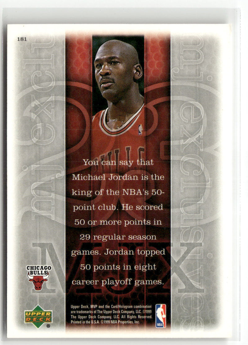 1999-00 Upper Deck MVP #181 Michael Jordan-2