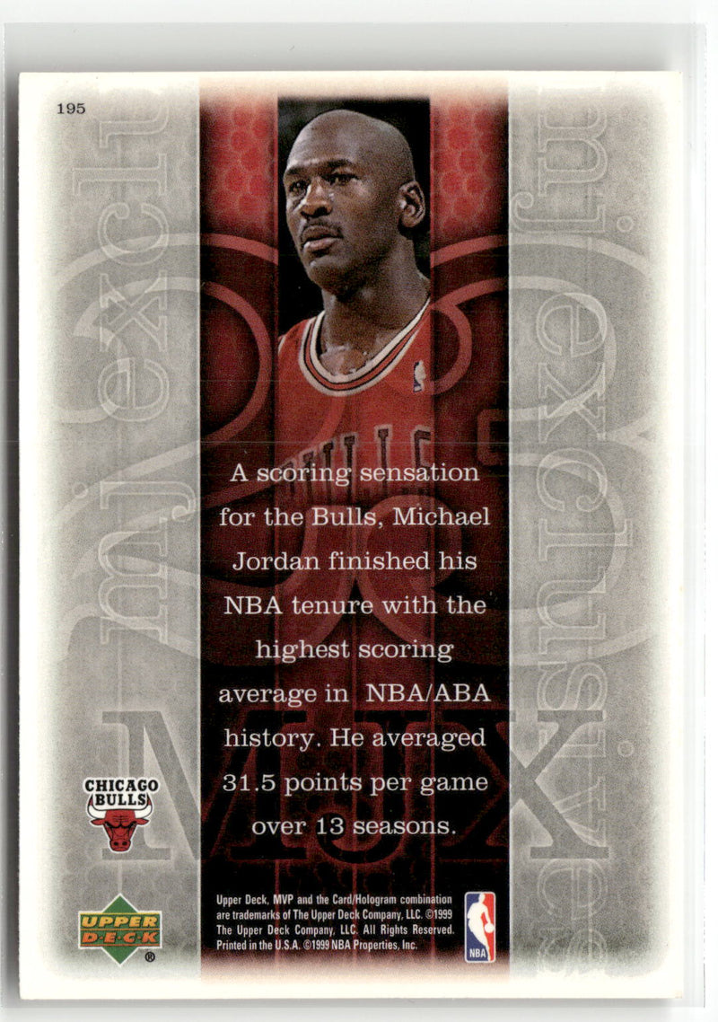 1999-00 Upper Deck MVP #195 Michael Jordan-2