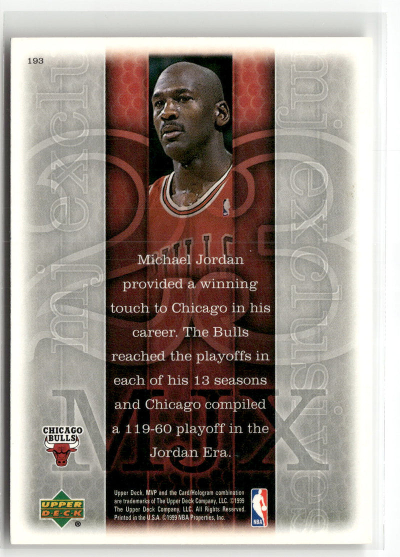 1999-00 Upper Deck MVP #193 Michael Jordan-2