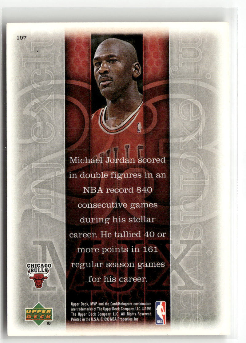 1999-00 Upper Deck MVP #197 Michael Jordan-2