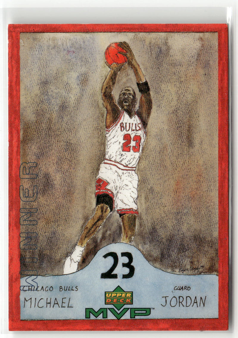 1999-00 Upper Deck MVP #W29 Michael Jordan Draw Your Own Trading Card Winner-1