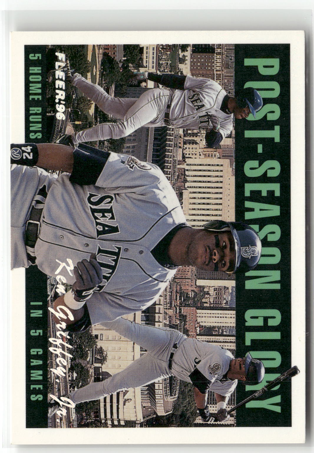 1996 Fleer #2 Ken Griffey Jr. Post-Season Glory