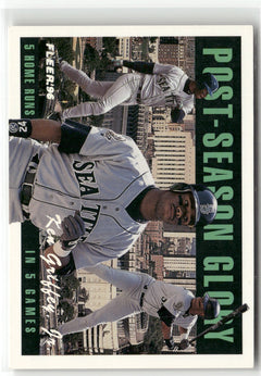 1996 Fleer #2 Ken Griffey Jr. Post-Season Glory-1