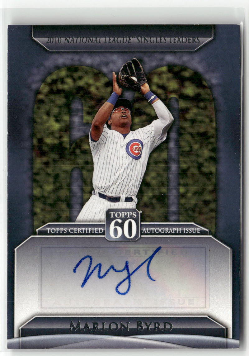 2011 Topps #T60A-MB Marlon Byrd Topps 60 Autographs-1