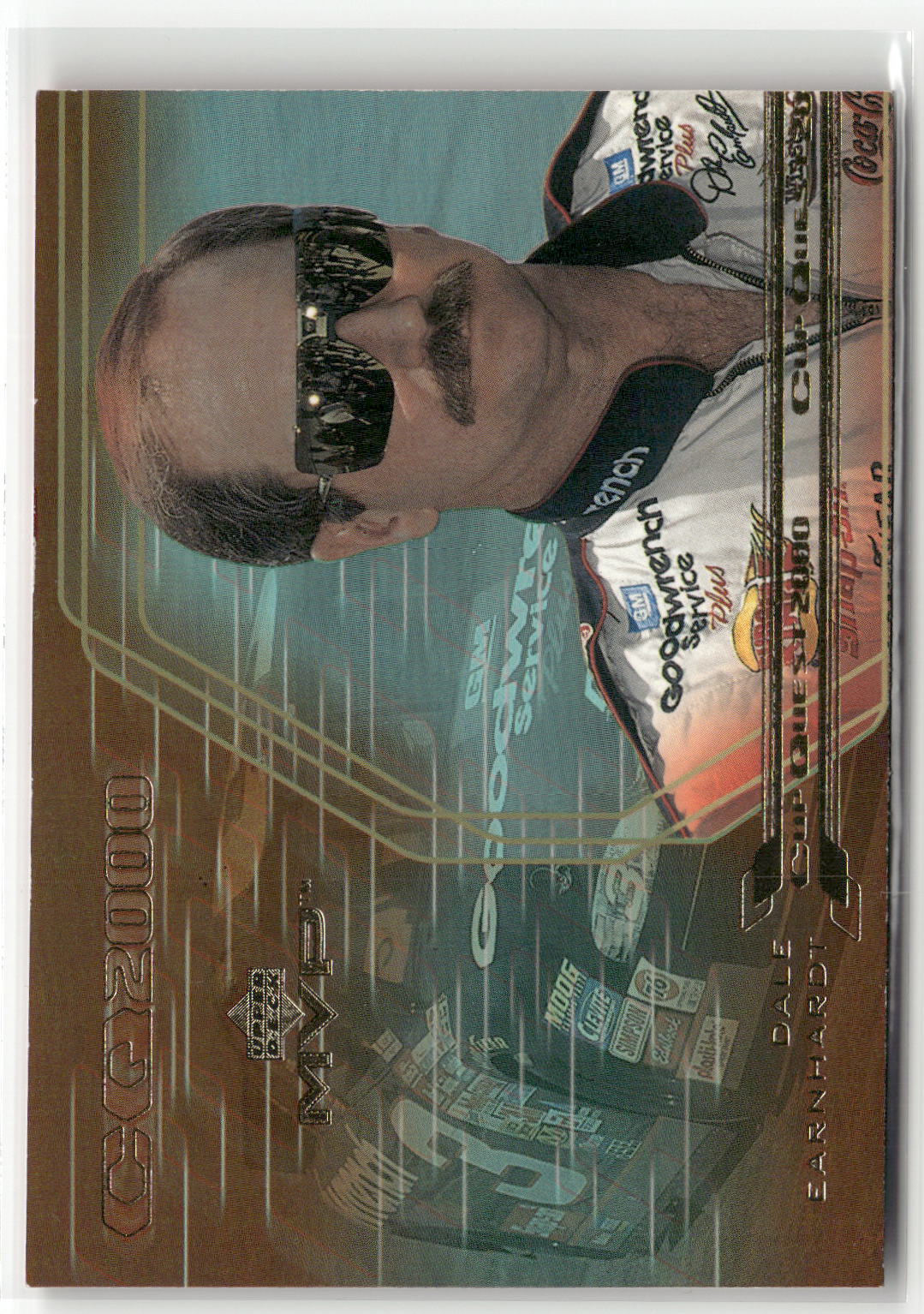 2000 Upper Deck MVP #CQ-1 Dale Earnhardt Cup Quest 2000