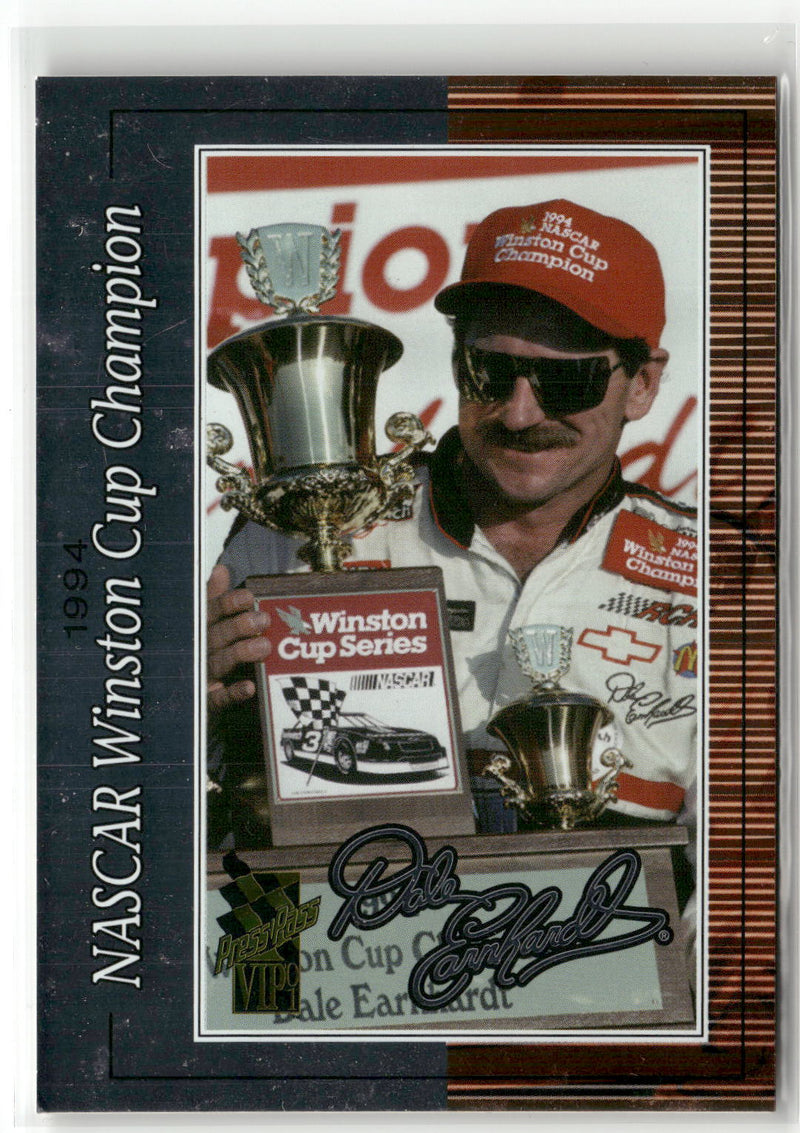 2001 Press Pass VIP #DE8 Dale Earnhardt Dale Earnhardt Winston Cup Champion-1