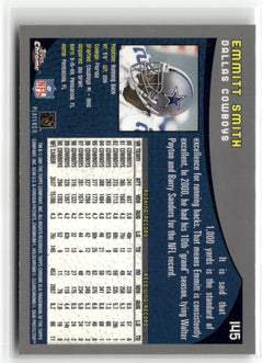 2001 Topps Chrome #145 Emmitt Smith-2