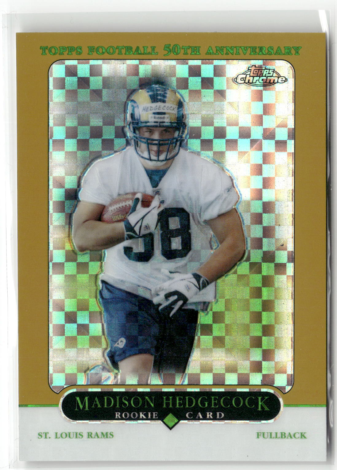 2005 Topps Chrome #262 Madison Hedgecock Gold Xfractors #/399