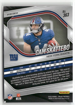 2025 Panini Prizm #363 Cam Skattebo Red White and Blue-2