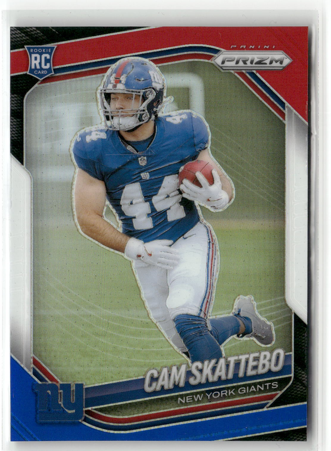 2025 Panini Prizm #363 Cam Skattebo Red White and Blue