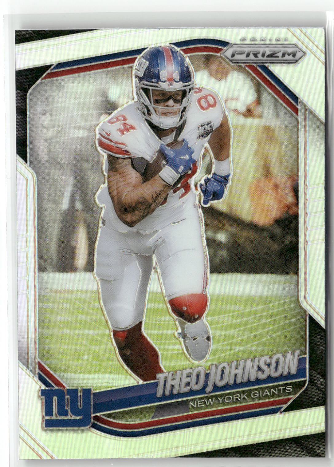 2025 Panini Prizm #211 Theo Johnson Silver
