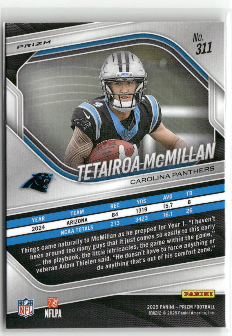 2025 Panini Prizm #311 Tetairoa McMillan Lazer-2