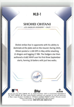 2026 Topps #MLB-1 Shohei Ohtani Topps Collector Kit-2