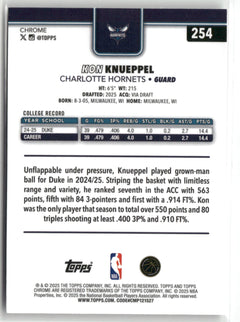 2025-26 Topps Chrome #254 Kon Knueppel-2
