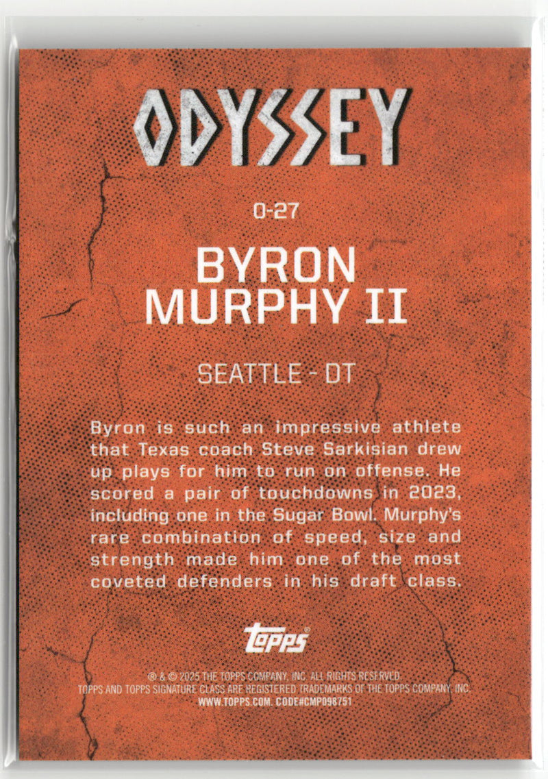 2024 Topps Signature Class #O-27 Byron Murphy II Odyssey-2
