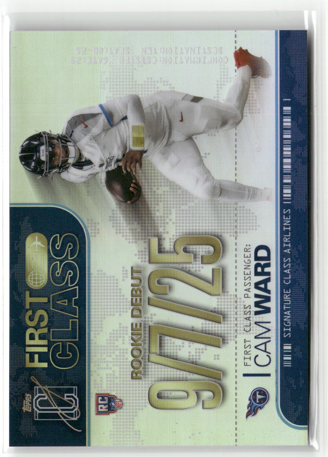 2025 Topps Signature Class #FC-1 Cam Ward First Class