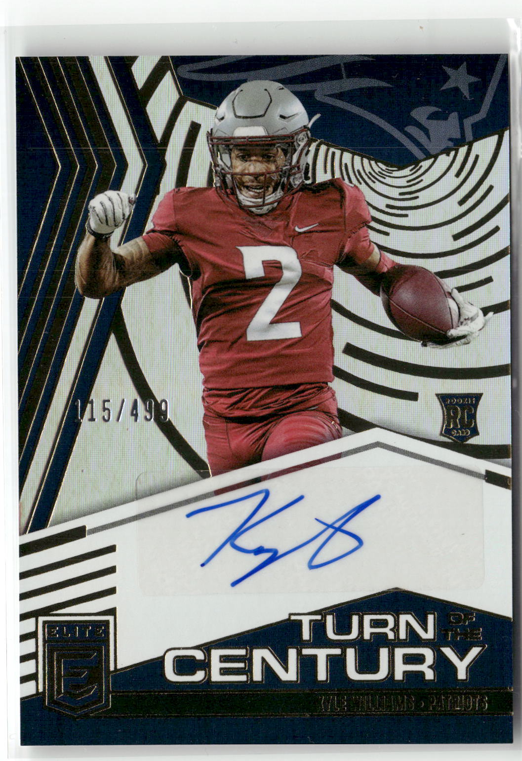 2025 Donruss Elite #TOC-KWI Kyle Williams Turn of the Century Autographs #/499